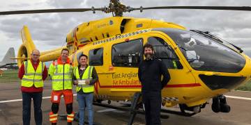 Donation to East Anglia Air Ambulance