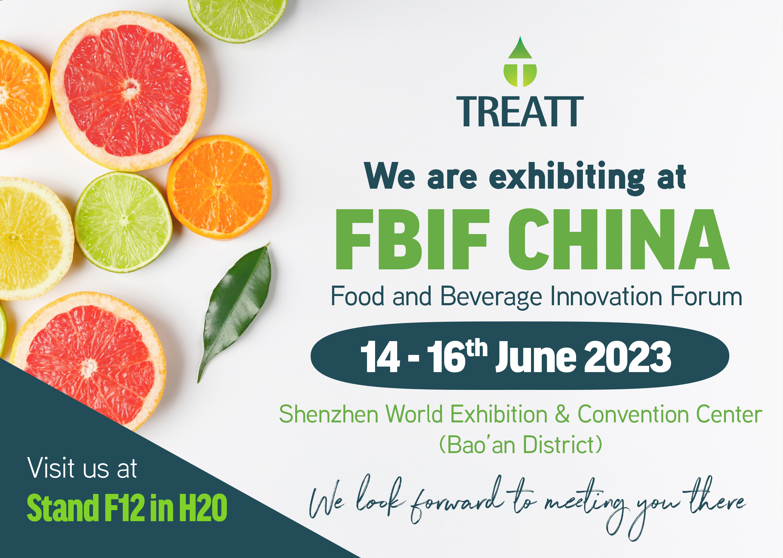 Food and Beverage Innovation Forum (FBIF) and iFood Show invitation to attendees of the event.