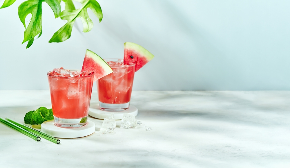 Watermelon cocktails