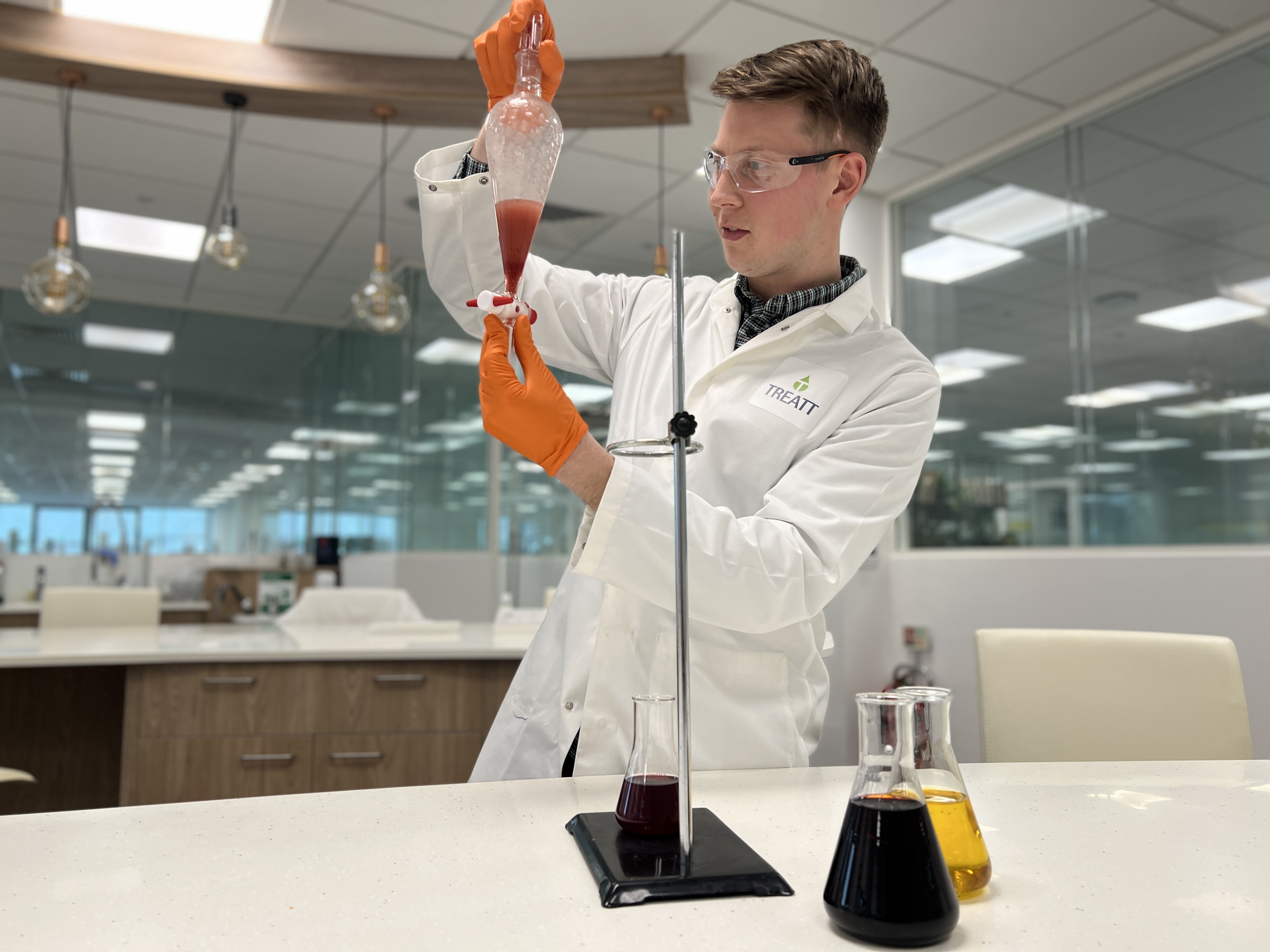 Joe Carter, Innovation Scientist at Treatt Joe Carter, Innovation Scientist in the lab at Treatt