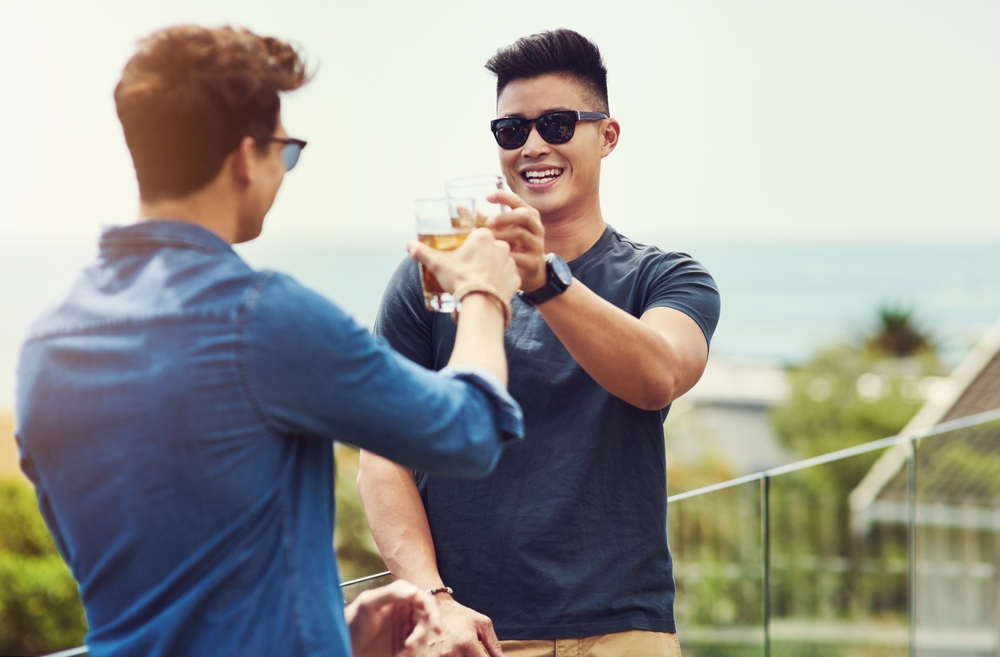 Friends with craft drinks Craft Drinks
